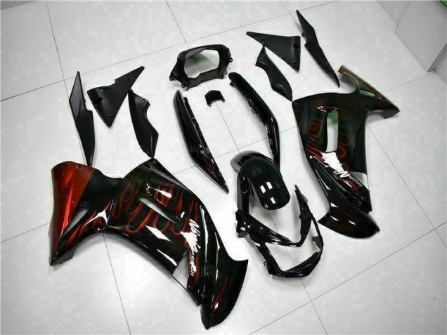 Carenado EX650 2006-2008 - Rojo Llama Carenado EX650 2006-2008 - Rojo Llama