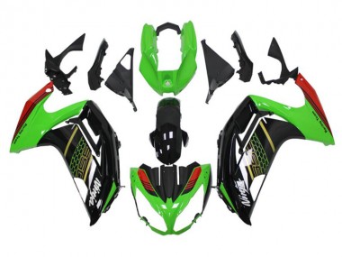 Carenado EX650 2012-2016 - Verde Negro
