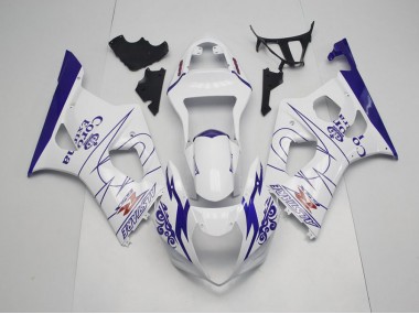 Carenado GSXR 1000 K3 2003-2004 - Azul Blanco Corona