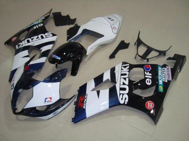 Carenado GSXR 1000 K3 2003-2004 - Blanco Negro Elf