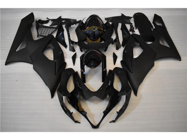 Carenado GSXR 1000 K5 2005-2006 - Brillante Negro Mate Carenado GSXR 1000 K5 2005-2006 - Brillante Negro Mate