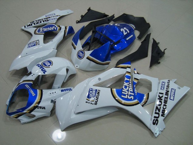 Carenado GSXR 1000 K7 2007-2008 - Azul Lucky Strike Carenado GSXR 1000 K7 2007-2008 - Azul Lucky Strike