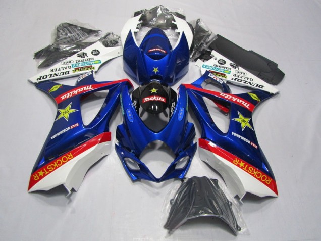 Carenado GSXR 1000 K7 2007-2008 - Azul Rojo Rockstar Carenado GSXR 1000 K7 2007-2008 - Azul Rojo Rockstar