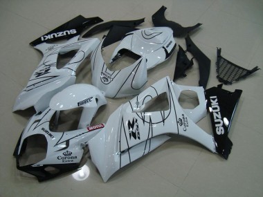 Carenado GSXR 1000 K7 2007-2008 - Blanco Corona