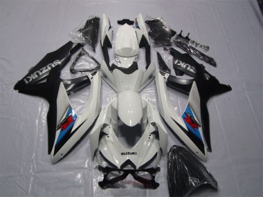 Carenado GSXR 1000 K7 2007-2008 - Blanco Negro
