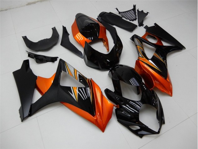 Carenado GSXR 1000 K7 2007-2008 - Naranja Negro