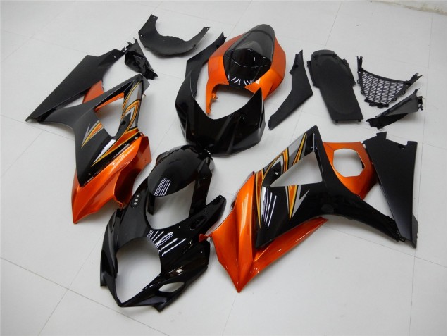 Carenado GSXR 1000 K7 2007-2008 - Naranja Negro