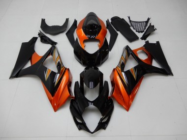 Carenado GSXR 1000 K7 2007-2008 - Naranja Negro