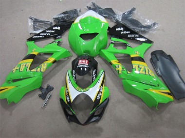 Carenado GSXR 1000 K7 2007-2008 - Verde Rizla Q8 Oils