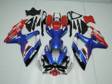 Carenado GSXR 1000 K9 2009-2016 - Azul & Rojo