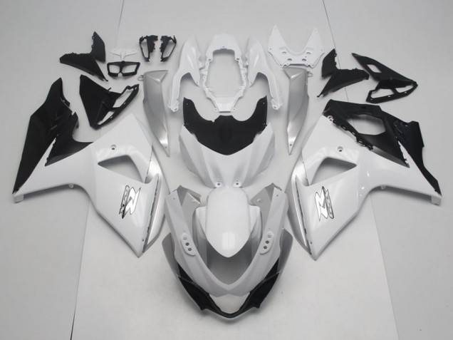 Carenado GSXR 1000 K9 2009-2016 - Blanco Estilo OEM