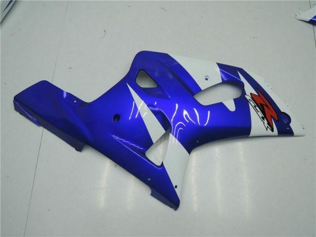 Carenado GSXR 600 / 750 K1 K2 K3 2001-2003 - Blanco Azul Carenado GSXR 600 / 750 K1 K2 K3 2001-2003 - Blanco Azul
