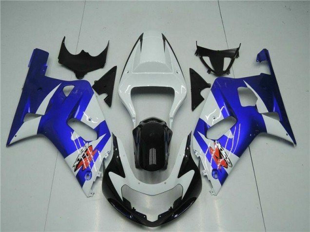 Carenado GSXR 600 / 750 K1 K2 K3 2001-2003 - Blanco Azul Carenado GSXR 600 / 750 K1 K2 K3 2001-2003 - Blanco Azul