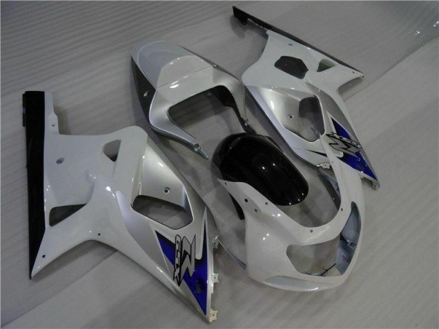 Carenado GSXR 600 / 750 K1 K2 K3 2001-2003 - Blanco Plata