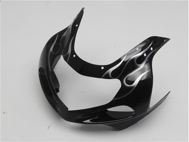 Carenado GSXR 600 / 750 K1 K2 K3 2001-2003 - Negro Blanco Llama