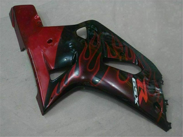 Carenado GSXR 600 / 750 K1 K2 K3 2001-2003 - Negro Rojo