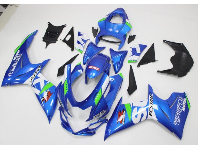 Carenado GSXR 600 / 750 K11 2011-2021 - Azul Blanco Verde