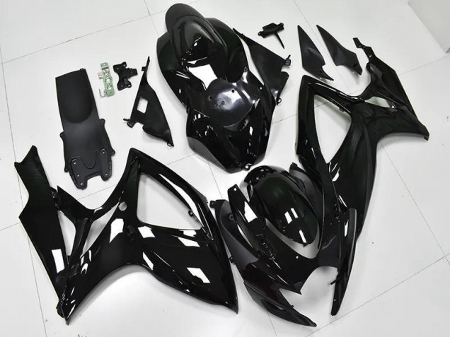 Carenado GSXR 600 / 750 K6 2006-2007 - Brillante Negro