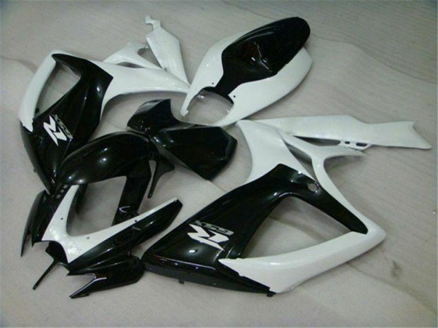 Carenado GSXR 600 / 750 K6 2006-2007 - Negro Blanco