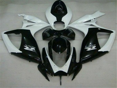 Carenado GSXR 600 / 750 K6 2006-2007 - Negro Blanco