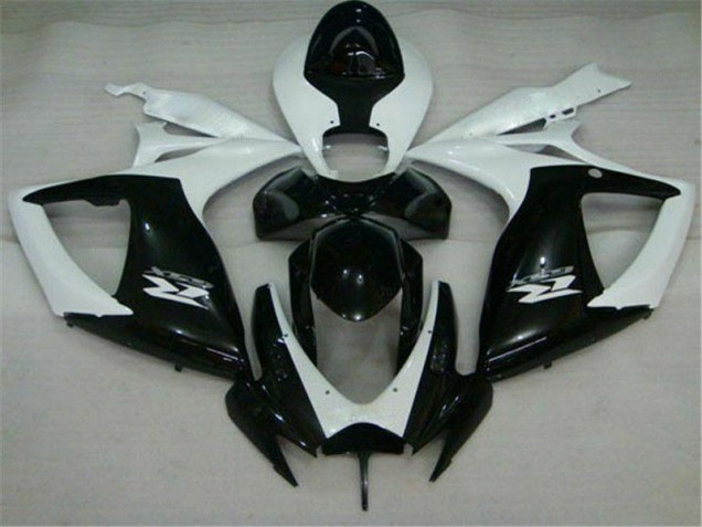 Carenado GSXR 600 / 750 K6 2006-2007 - Negro Blanco