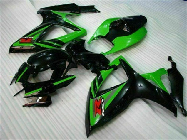 Carenado GSXR 600 / 750 K6 2006-2007 - Negro Verde Carenado GSXR 600 / 750 K6 2006-2007 - Negro Verde