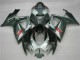 Carenado GSXR 600 / 750 K6 2006-2007 - Plata Negro