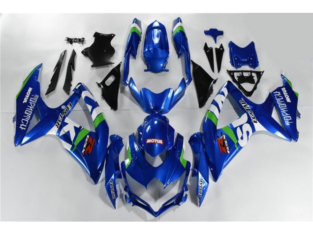 Carenado GSXR 600 / 750 K8 2008-2010 - Azul Blanco Verde