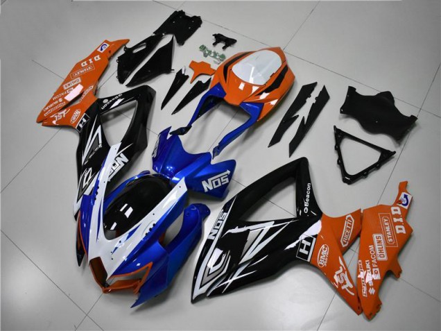 Carenado GSXR 600 / 750 K8 2008-2010 - Azul Naranja