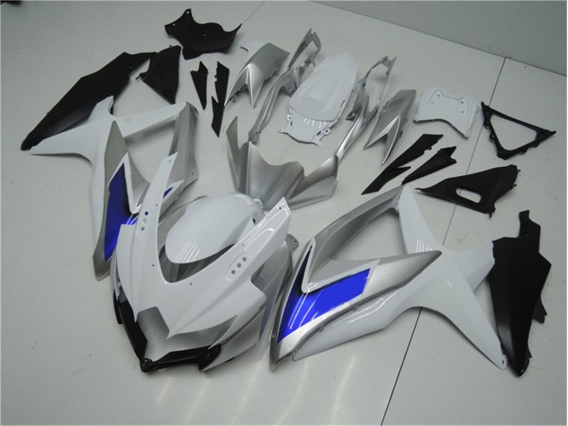 Carenado GSXR 600 / 750 K8 2008-2010 - Blanco Plata Azul