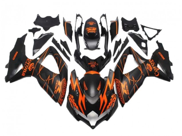 Carenado GSXR 600 / 750 K8 2008-2010 - Negro Naranja
