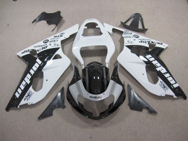 Carenado GSXR 600 K1 K2 K3 2001-2003 - Blanco Negro