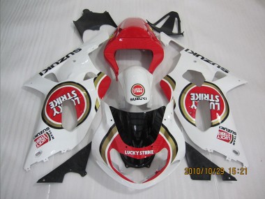 Carenado GSXR 600 K1 K2 K3 2001-2003 - Rojo Blanco Lucky Strike