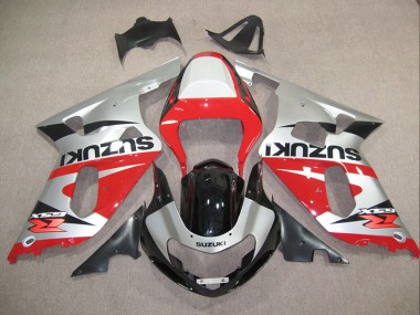 Carenado GSXR 600 K1 K2 K3 2001-2003 - Rojo Plata