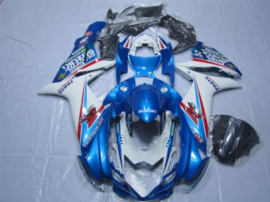 Carenado GSXR 600 K11 2011-2021 - Azul Blanco
