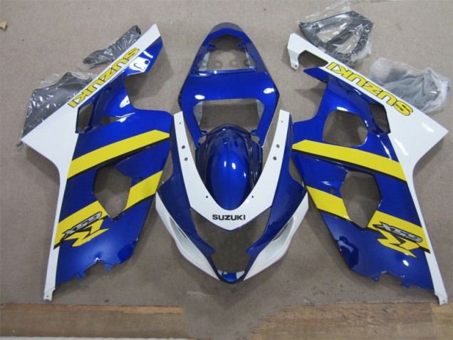 Carenado GSXR 600 K4 2004-2005 - Azul Blanco Amarillo