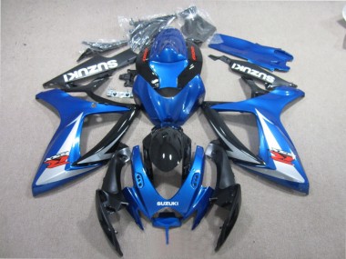 Carenado GSXR 600 K6 2006-2007 - Azul Negro Blanco