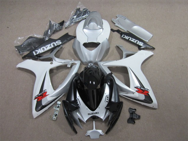 Carenado GSXR 600 K6 2006-2007 - Negro Blanco