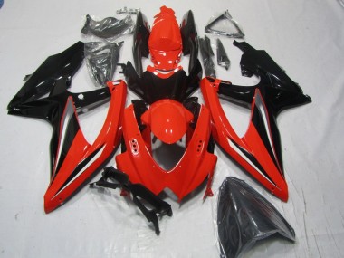 Carenado GSXR 600 K8 2008-2010 - Rojo Negro