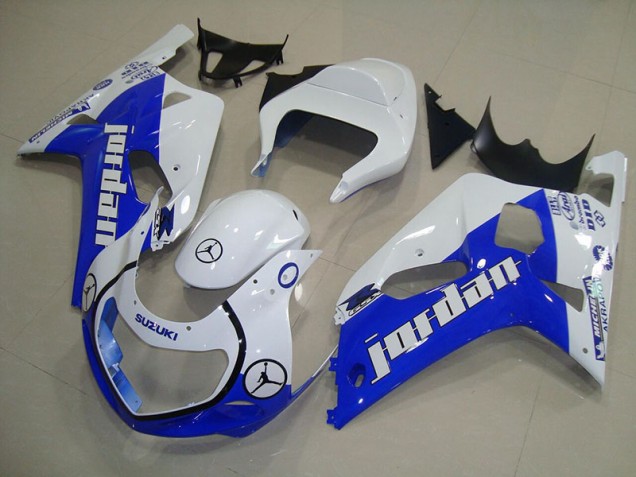 Carenado GSXR 750 K1 K2 K3 2001-2003 - Azul Blanco Jordan Carenado GSXR 750 K1 K2 K3 2001-2003 - Azul Blanco Jordan
