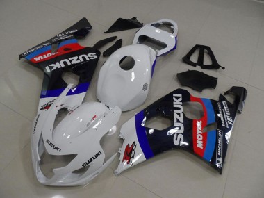 Carenado GSXR 750 K4 2004-2005 - Blanco Azul Motul