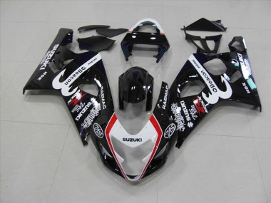 Carenado GSXR 750 K4 2004-2005 - Negro Rojo Beacon