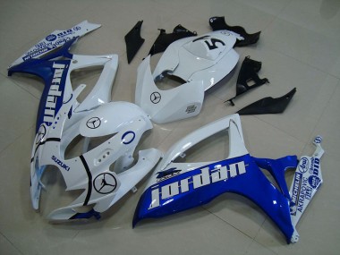 Carenado GSXR 750 K6 2006-2007 - Azul Blanco Jordan