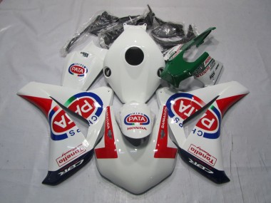 Carenado & Plástico CBR 1000 RR 2008-2011 - Blanco Rojo PATA