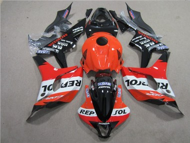 Carenado & Plástico CBR 600 RR 2007-2008 - Naranja Negro Repsol