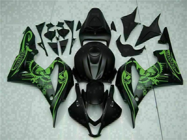 Carenado & Plástico CBR 600 RR 2007-2008 - Negro Verde Carenado & Plástico CBR 600 RR 2007-2008 - Negro Verde