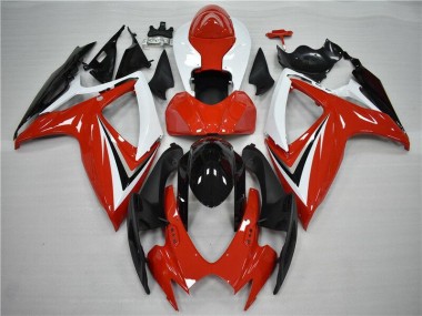 Carenado & Plástico GSXR 600 / 750 K6 2006-2007 - Rojo Negro