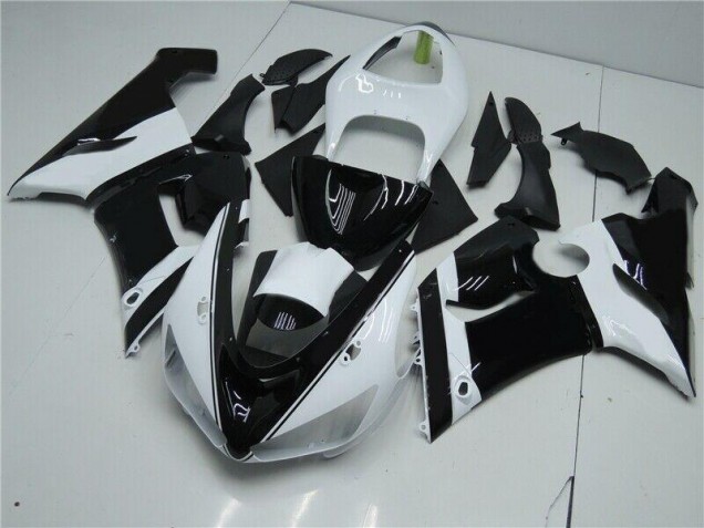 Carenado & Plástico ZX6R 2005-2006 - Negro Blanco Carenado & Plástico ZX6R 2005-2006 - Negro Blanco