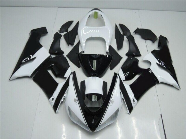 Carenado & Plástico ZX6R 2005-2006 - Negro Blanco Carenado & Plástico ZX6R 2005-2006 - Negro Blanco
