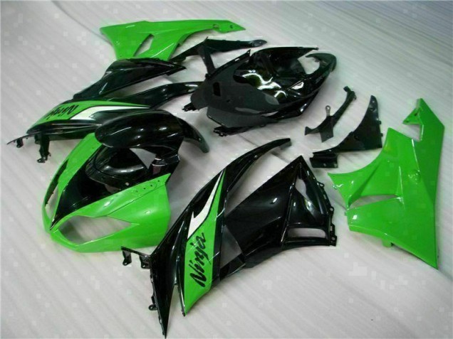 Carenado & Plástico ZX6R 2009-2012 - Negro Verde